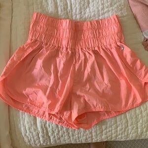 Free People Way Home Shorts in Papaya Punch